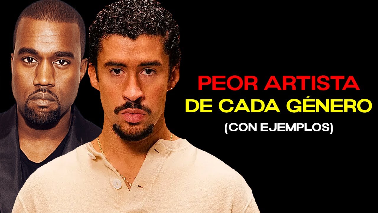 El peor artista de cada género musical (Explicado con ejemplos)