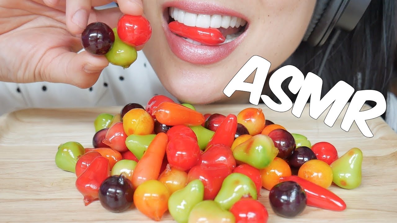 ASMR Thai Delicate DESSERT ขนมลูกชุบ (SOFT EATING SOUNDS) NO TALKING | SAS-ASMR
