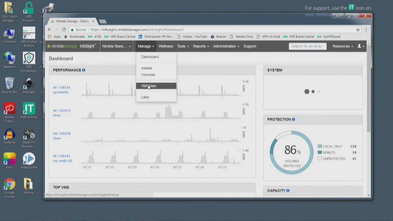 HPE Nimble Storage InfoSight Demo