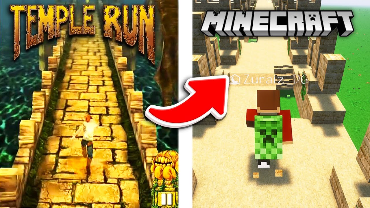 Recreating Temple Run In Minecraft...