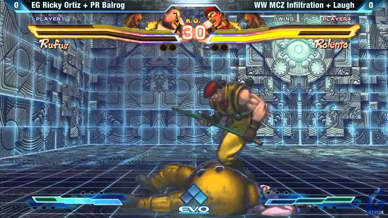 EVO 2012 SFxT Grand Finals - Ricky Ortiz PR Balrog Vs. Infiltration Laugh