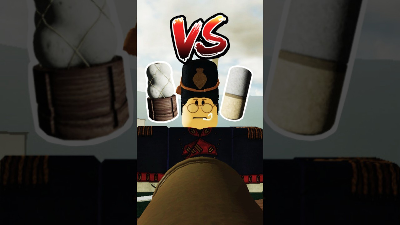 GRAPESHOT VS CANISTER In Guts And Blackpowder #roblox #gutsandblackpowder #shorts