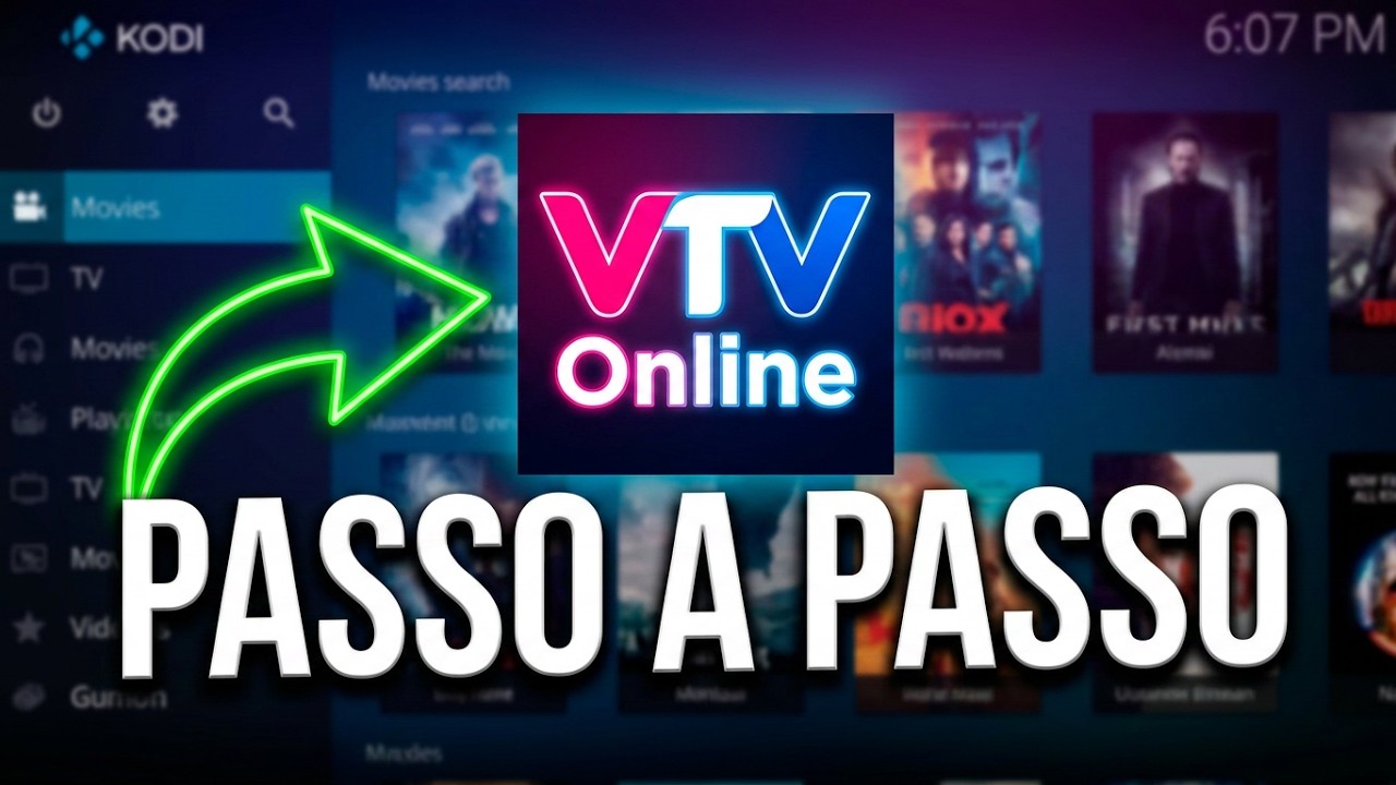 Passo a Passo para Instalar o VTV Online no kodi.