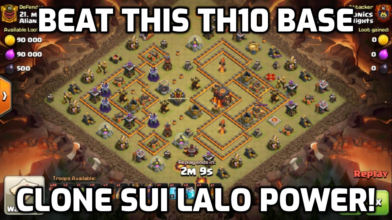 💪 Beat This TH10 Base You See Everywhere - Clash of Clans