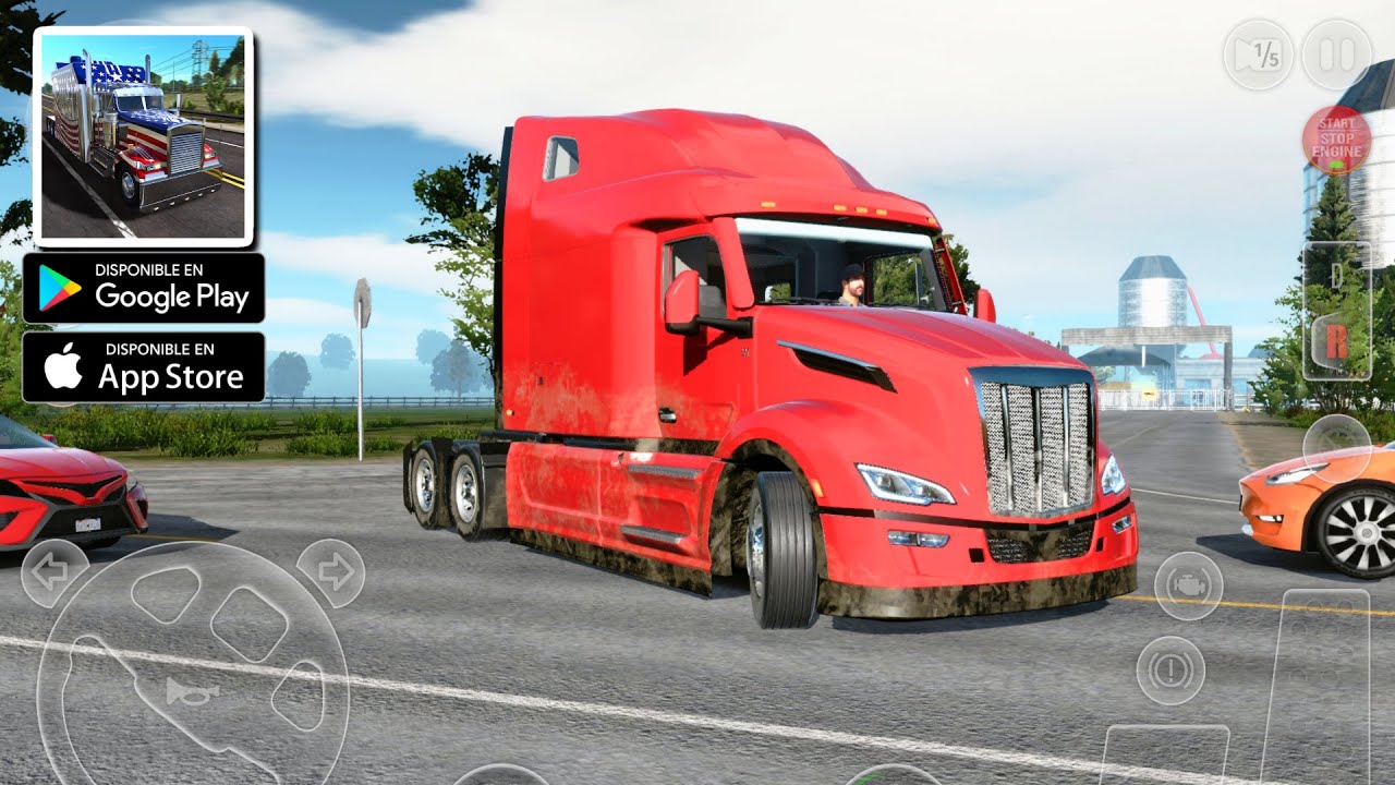 Peterbilt 579 en Nuevo Juego De Camiones Americanos Para Celulares