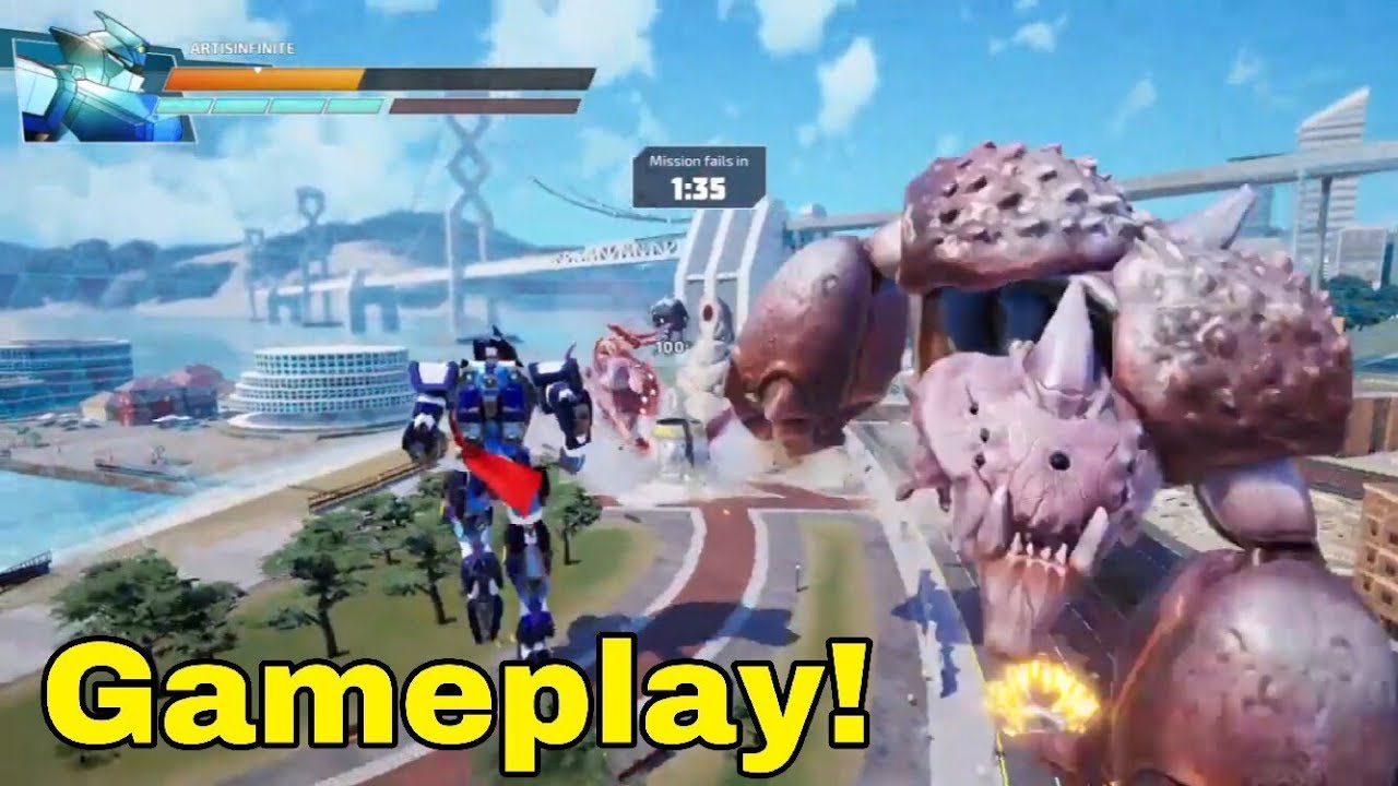 15 Minutes Of Override: Mech City Brawl Gameplay