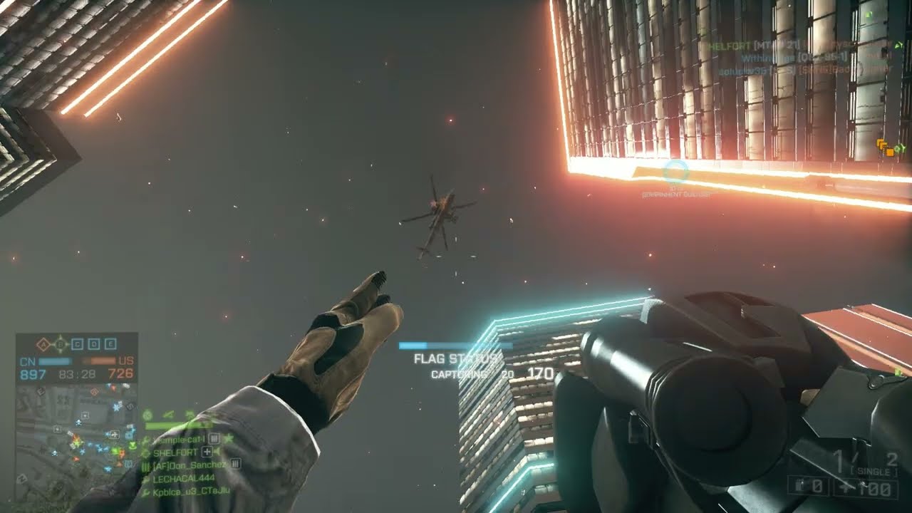Battlefield 4 - accidently killing enemy by pushing PWC with a knife