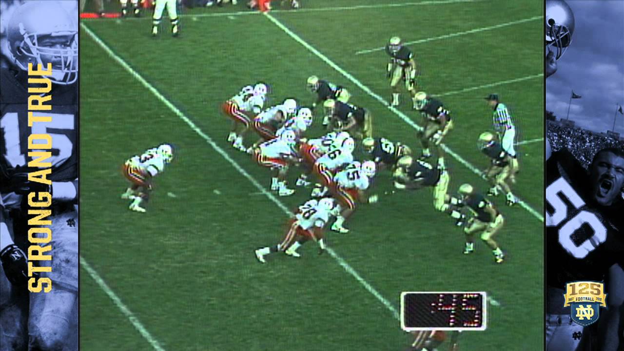 1988 vs. Miami - The Play - 125 Years of Notre Dame Football - Moment 