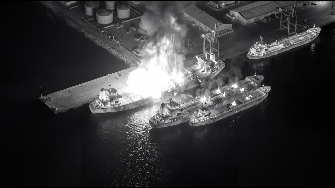2 MINUTES AGO! The Last Fleeing Iranian Cargo Ships Sunk by U.S.-Israeli F-35 Fighters! Arma 3 Sim