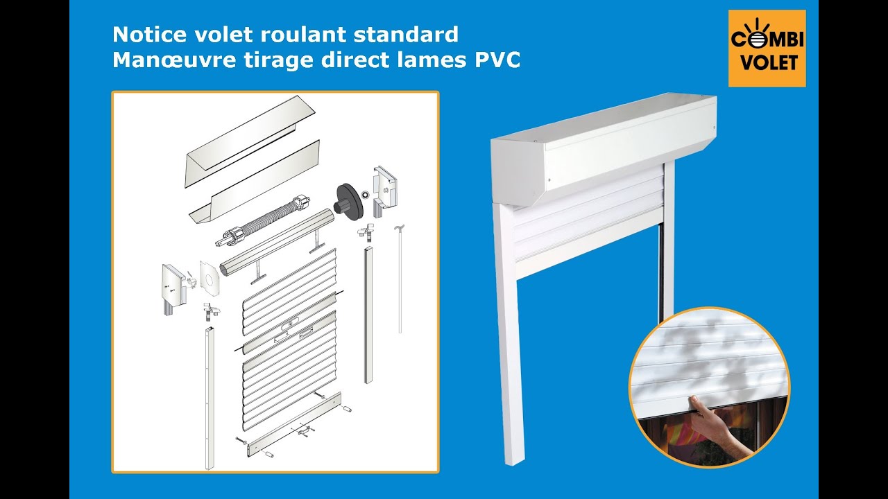 Notice de montage KIT ECO volet roulant TIRAGE DIRECT PVC