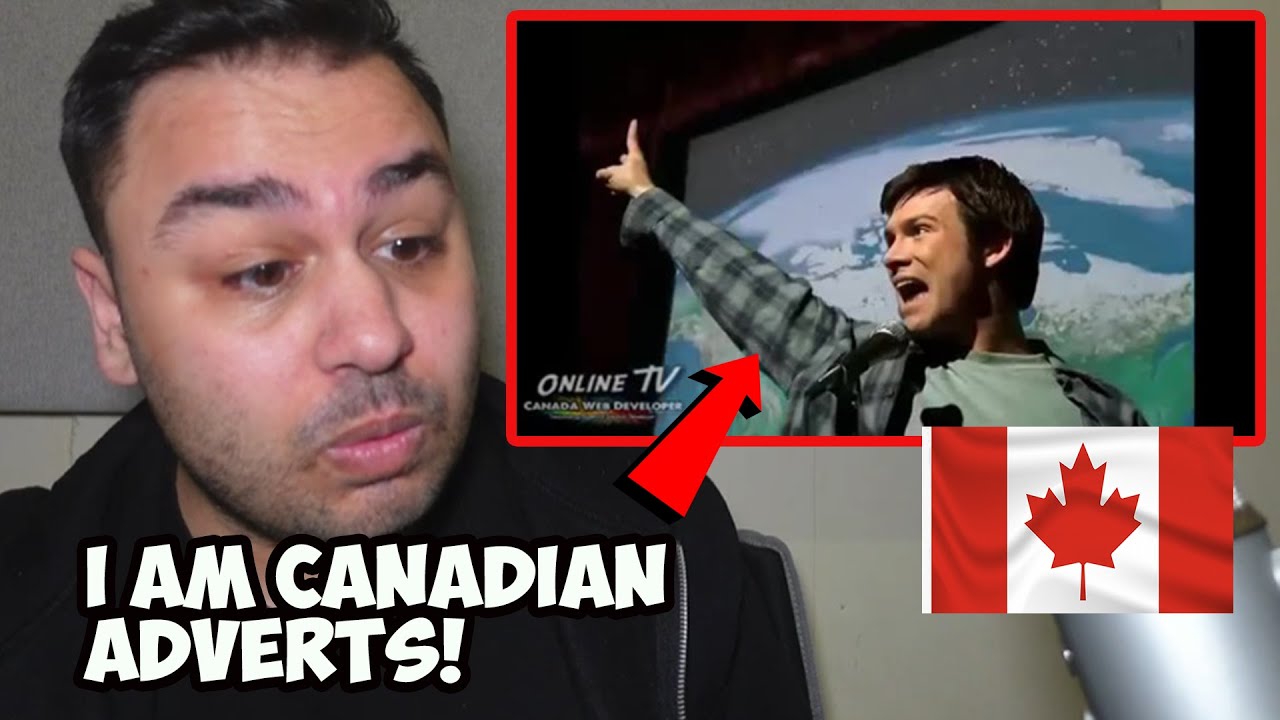 British Reaction To I Am Canadian Commercials (Molson Canadian Beer)