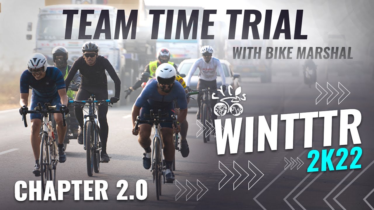 WINTTTR 2K22 | TEAM TIME TRIAL RACE In Kolkata | 1ST RACE WITH MOTORCYCLE MARSHALS |  Cycos Kolkata
