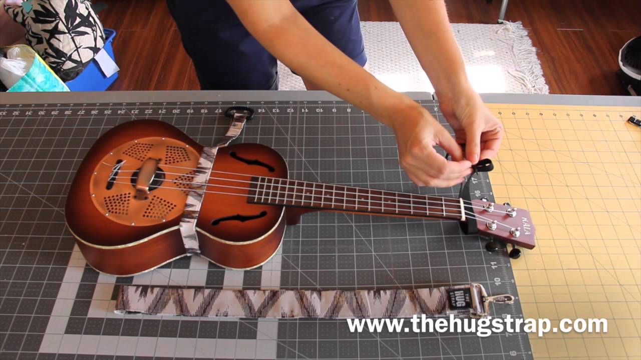 The HUG Strap, handmade ukulele strap tutorial