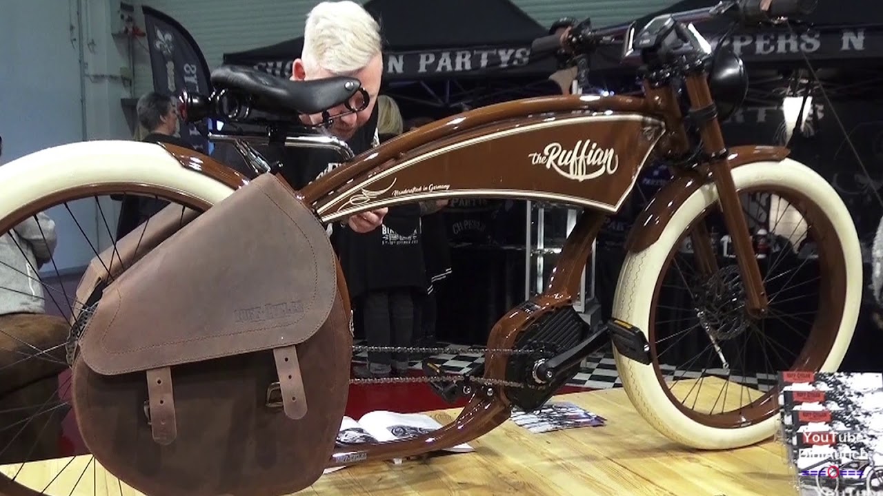 Ruff Cycles The Ruffian Cruiser E-Bike Bosch Deutsche Custom Bikes Marke Fahrrad Custom Pedelec