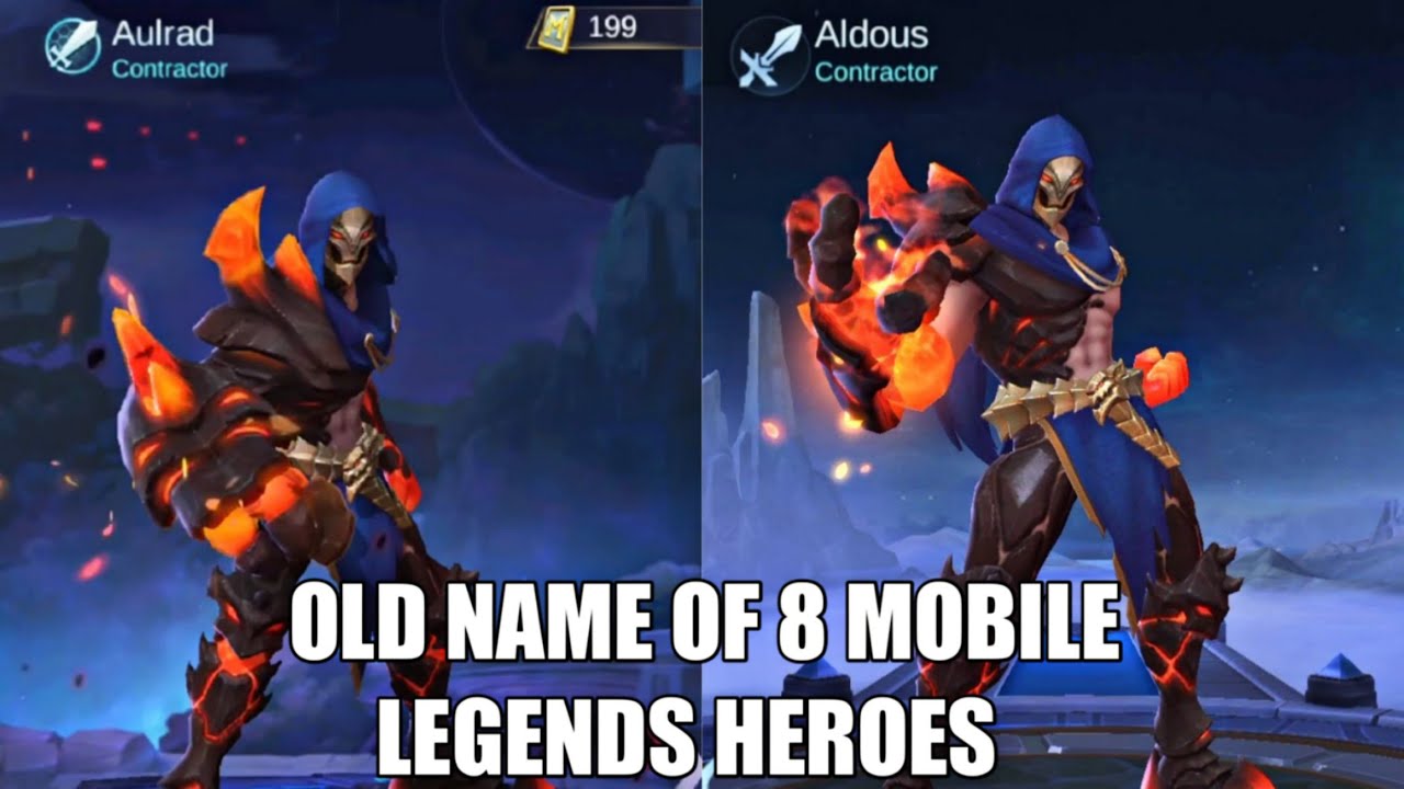8 PREVIOUS NAME OF HEROES IN MOBILE LEGENDS • MOBILE LEGENDS OLD HERO'S NAME