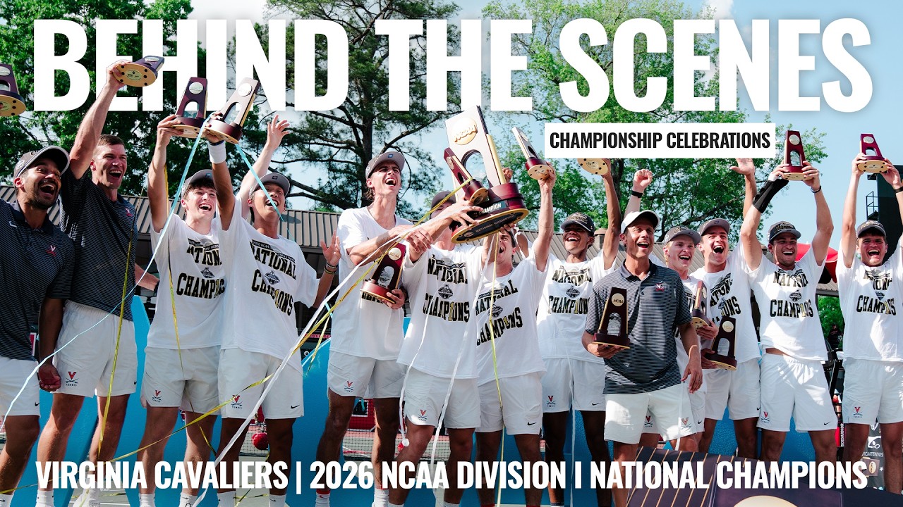 BEHIND THE SCENES: VIRGINIA MEN'S TENNIS WINS 2026 NCAA NATIONAL CHAMPIONSHIP! | ITA College Tennis