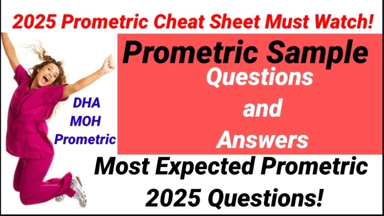 PROMETRIC QUESTIONS 2025/ Most Expected Nursing Prometric Q & A. MUST WATCH.
