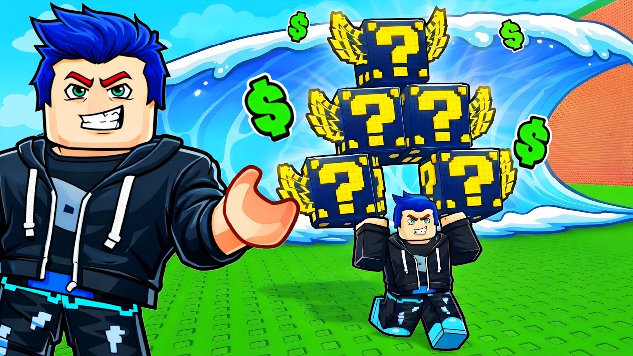 Getting Multi OG BLOCKS in Escape The TSUNAMI For LUCKY BLOCKS in Roblox!