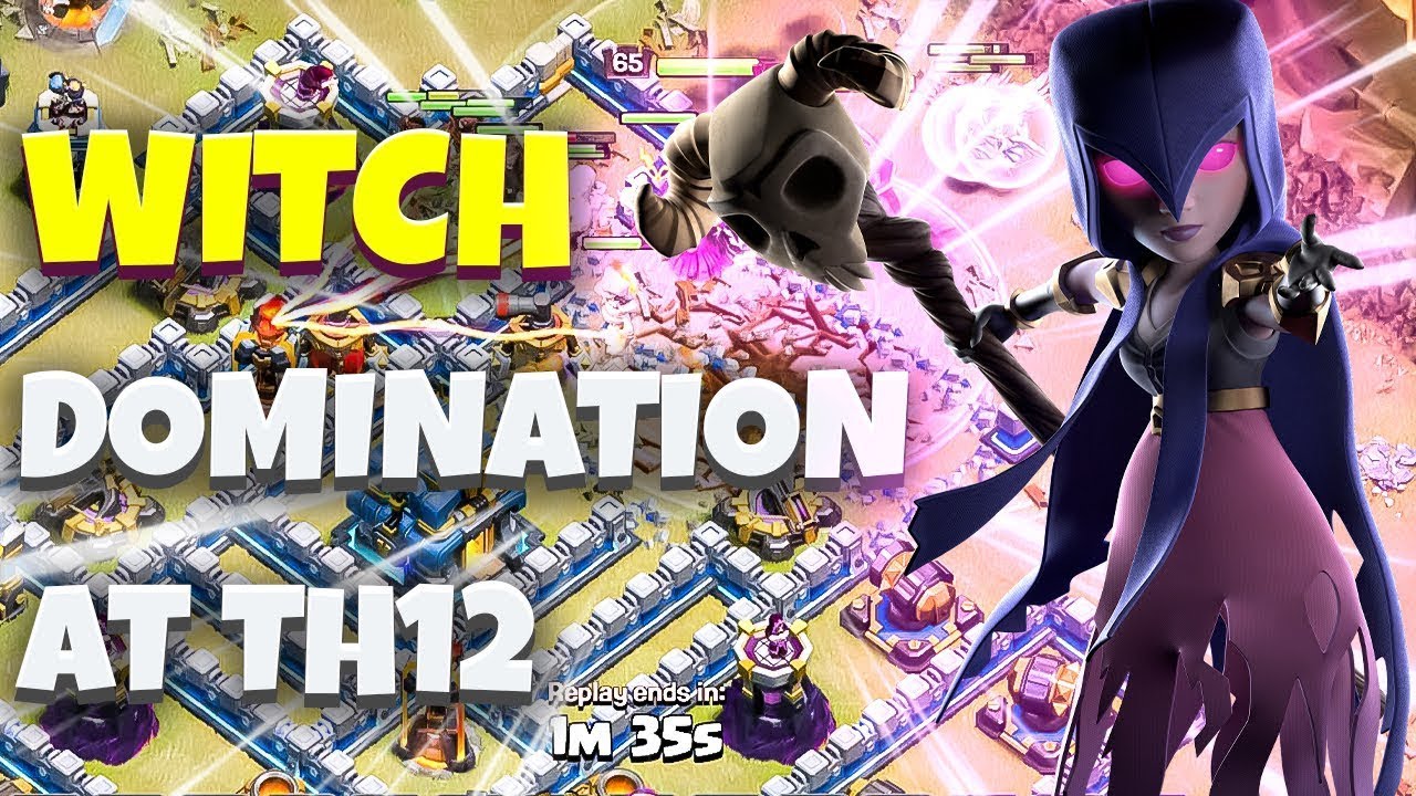 Top 3 Th12 WITCH Attack Strategies for DOMINATION in Clash of Clans