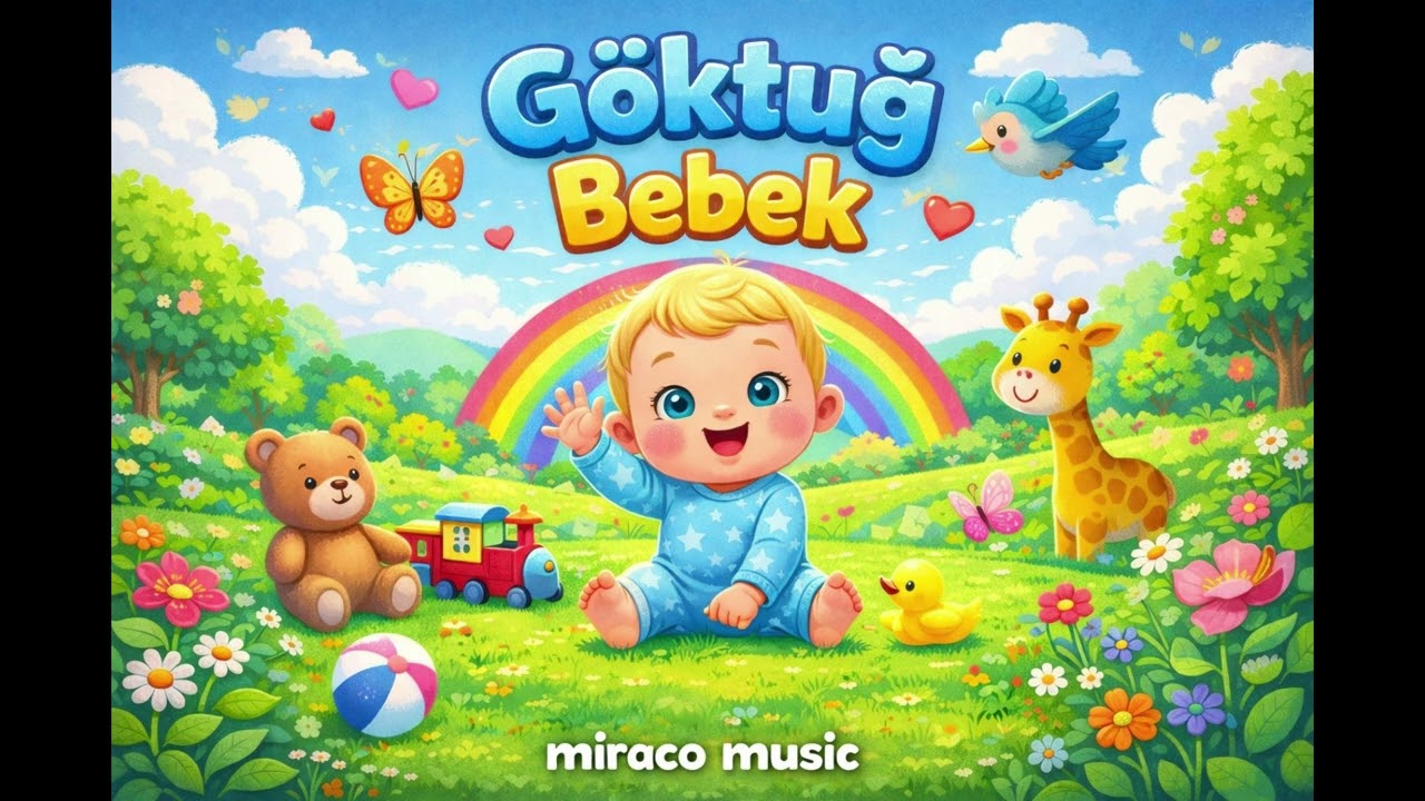 Miraco Music - Göktuğ Bebek Şarkısı (İsme özel şarkı) #bebekşarkıları #çocukşarkıları