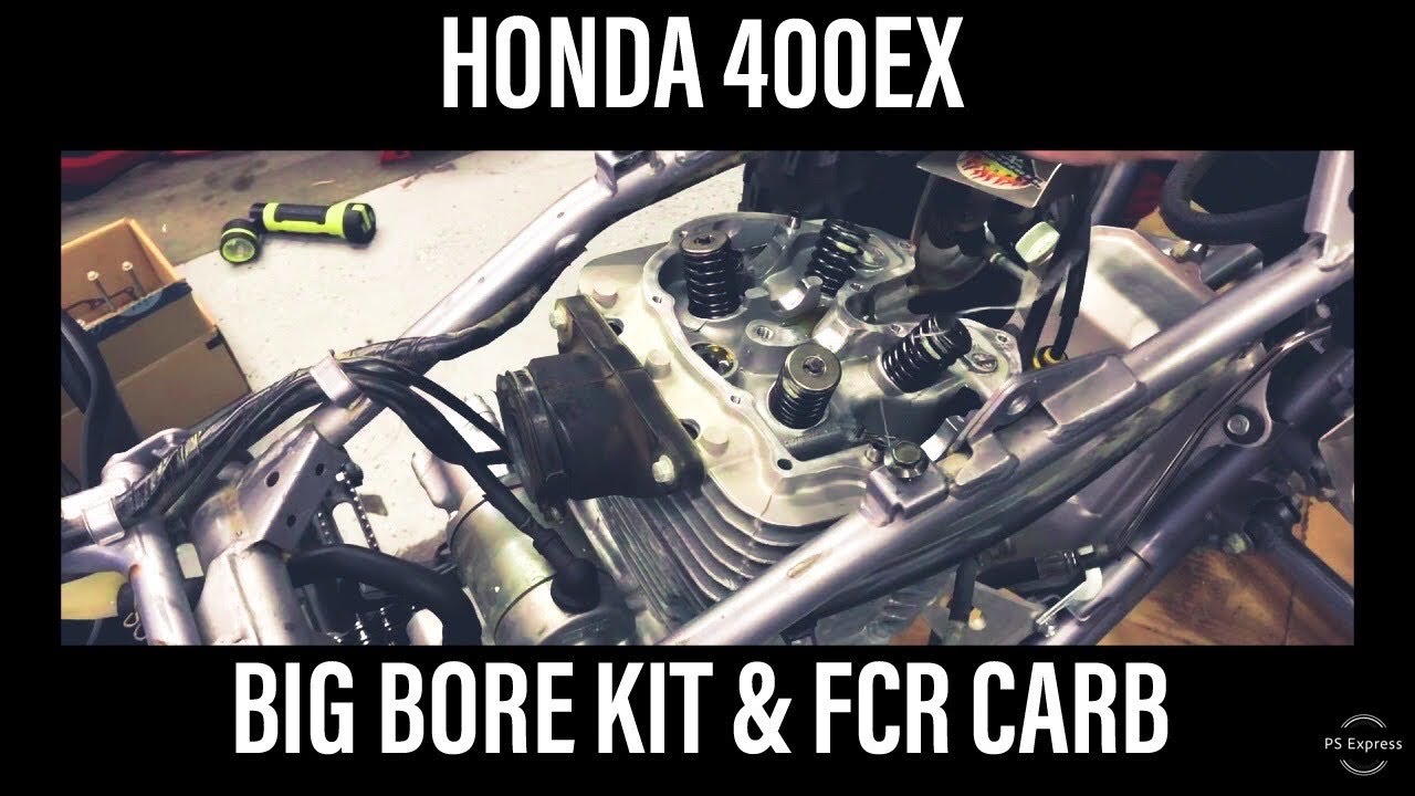 Honda 400EX Big Bore Kit and FCR Carburetor Install
