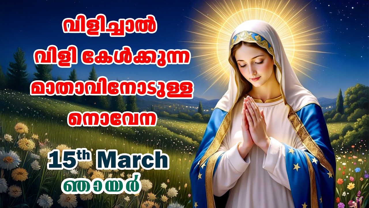15 March 2026 | വിളിച്ചാൽ വിളി കേൾക്കുന്ന മാതാവിന്റെ നൊവേന  | VachanamTV #novenaprayer #novena