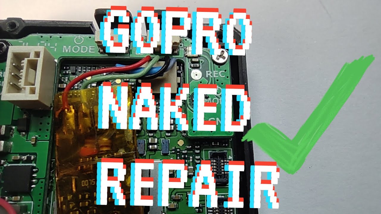 How REPAIR a gopro hero 6 NAKED bricked teardown fixed diy