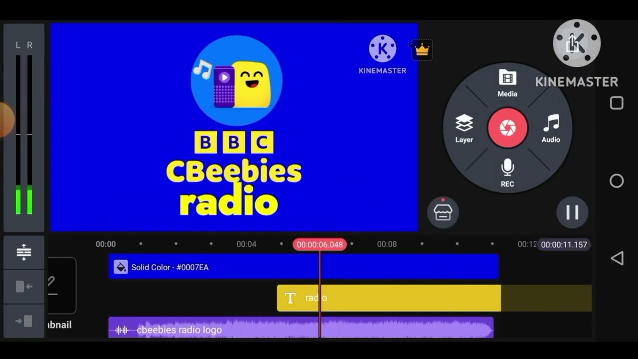 BBC CBeebies radio logo kinemaster com remake IT speedrun