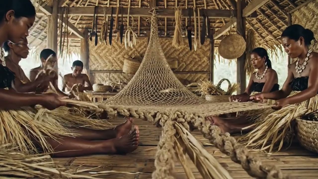 Korowai Tribe Living Off Nature  Elephant Hunting for Survival in the Amazon