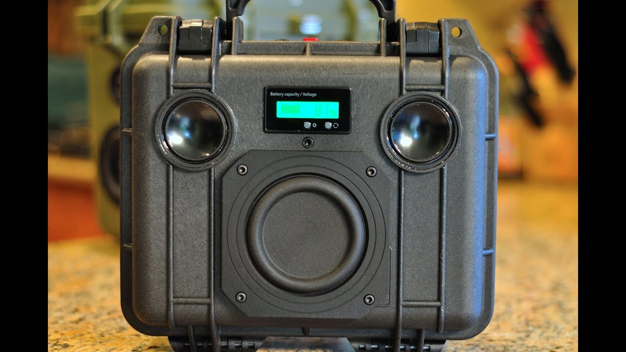 DIY Pelican 1200 Bluetooth 4.0 BoomBox DSP (ADAU1701) 2.1 50Wx2+100W 21VDC (5S2P)!