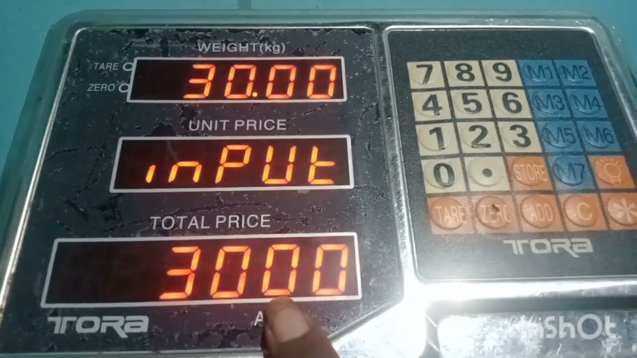 Kalibrasi timbangan digital torra 150kg