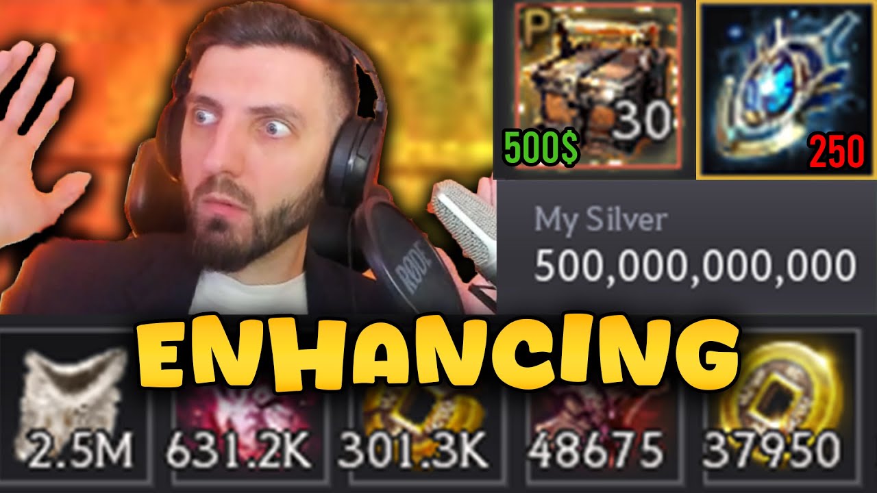 Over Trillion Enhancing - 500$ P2W Boxes, Full DEC in Black Desert