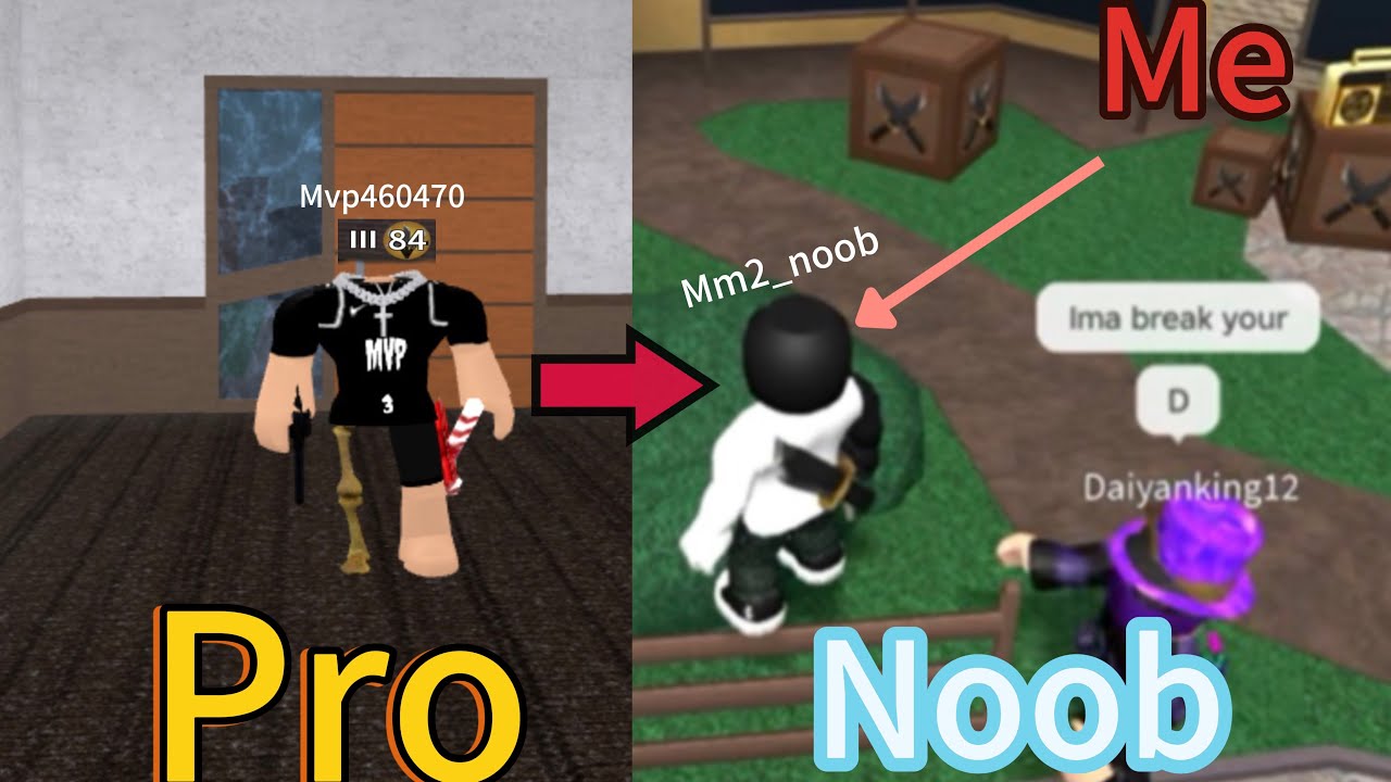 Secretly being a pro as a NOOB in MM2