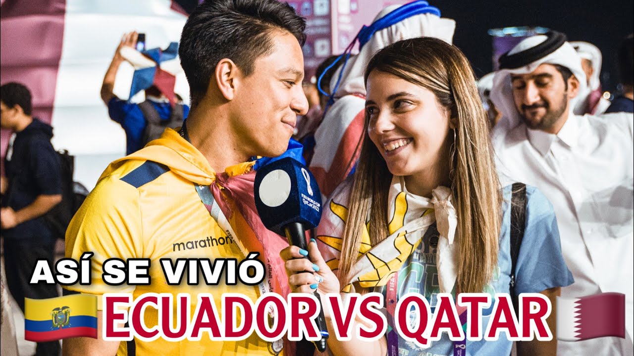 ECUADOR 2 - QATAR 0 | Reacción de HINCHAS desde el ESTADIO en Qatar 🇶🇦⚽️