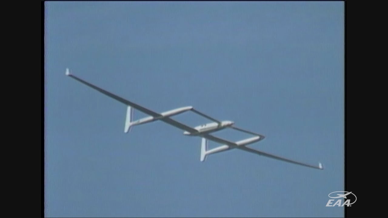 Предрекордный визит Rutan Voyager в Ошкош в 1984 году