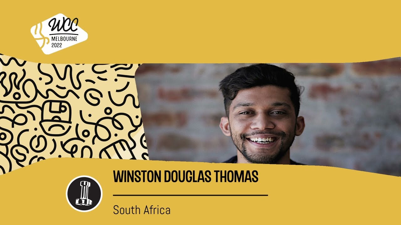 Winston Douglas Thomas, South Africa — 2022 World Barista Championship: Round One