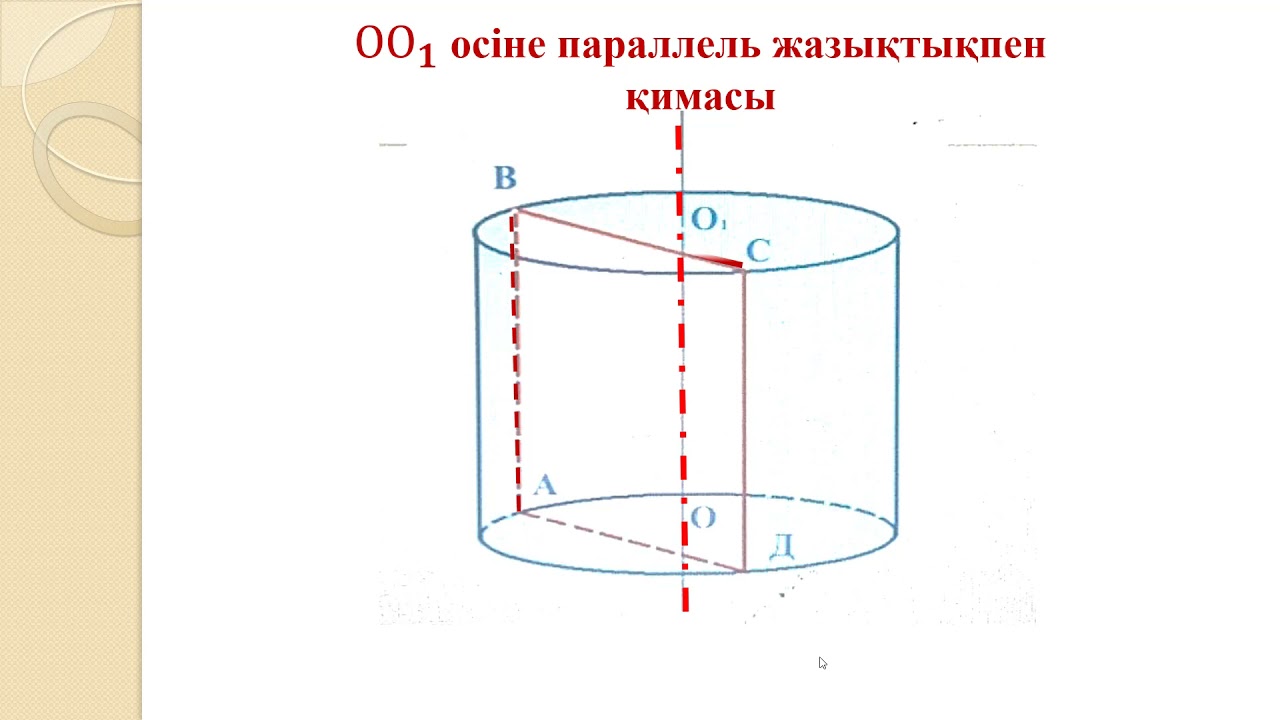 11 сынып Геометрия  Цилиндр  Инкар