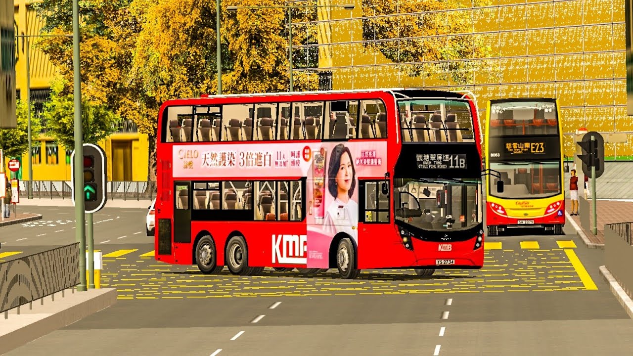 [靚車😍] OMSI 2_KMB 11B_九龍城碼頭→觀塘(翠屏道)_E6M 132 YS2734