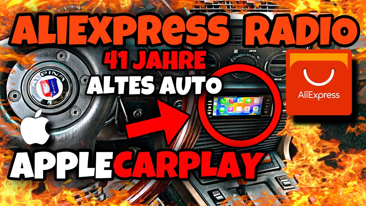 AliExpress Apple CarPlay Oldtimer TEIL 1 | BMW E24