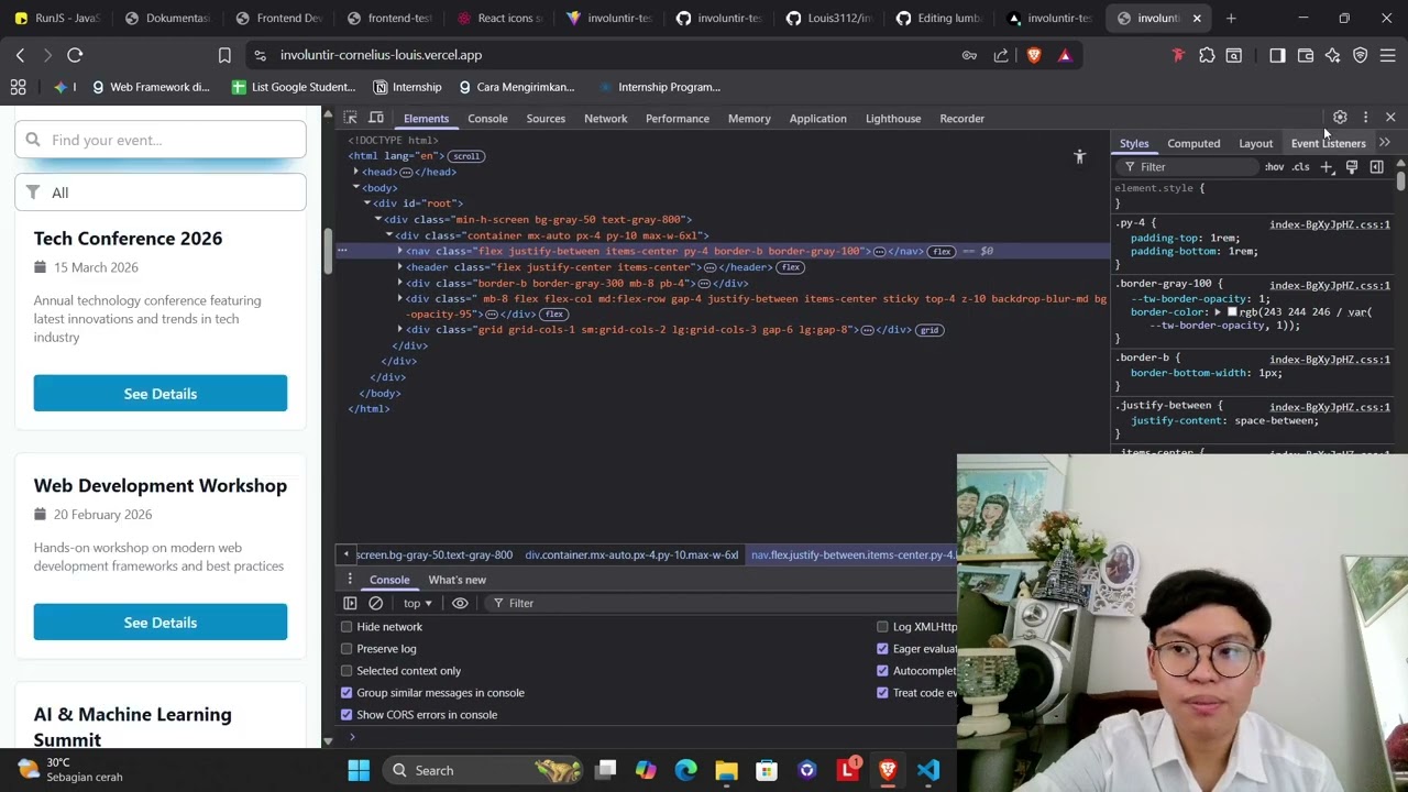 Assignment 24 Jam– Internship FrontEnd Developer