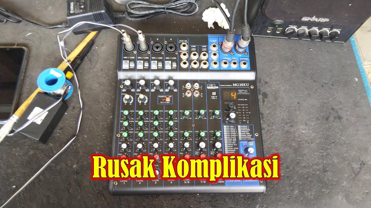 Servis Mixer Yamaha MG10XU