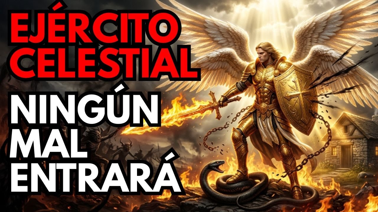 ⚔️ Ángeles de Guerra RODEAN Tu Casa Ahora: Oración de Protección Total Para Tu Familia