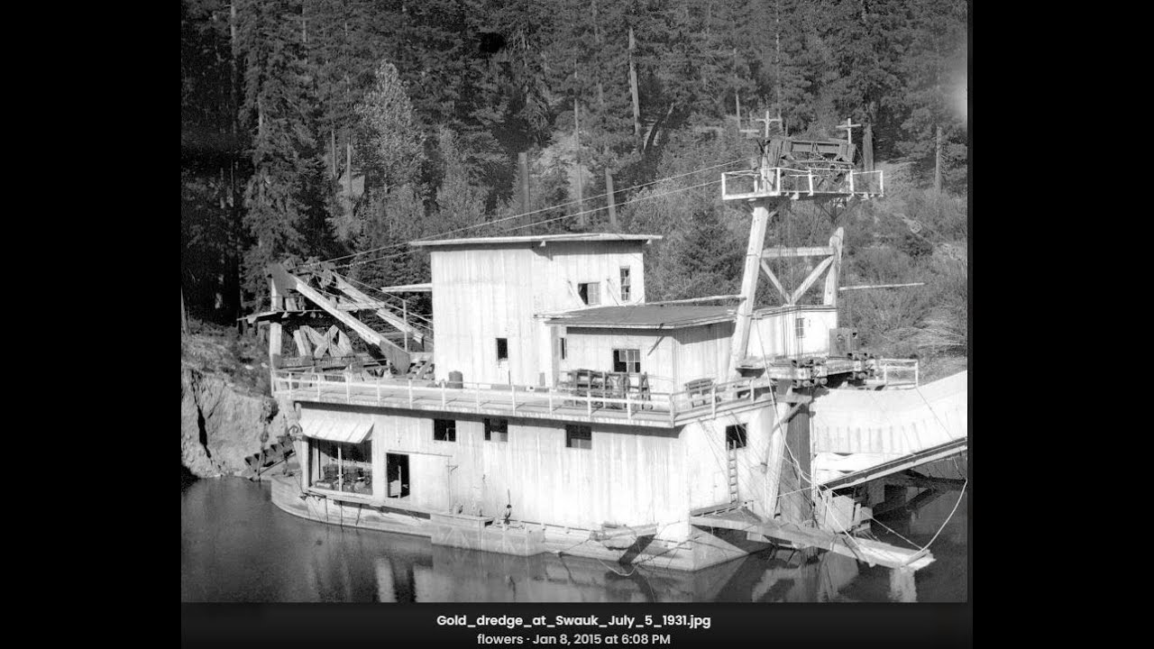 Blewett Pass Highway - Bucket Line Gold Dredge Waste Rock Piles Everywhere!  What?!