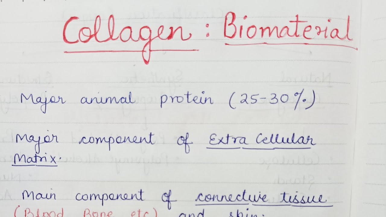 Collagen as Biomaterial