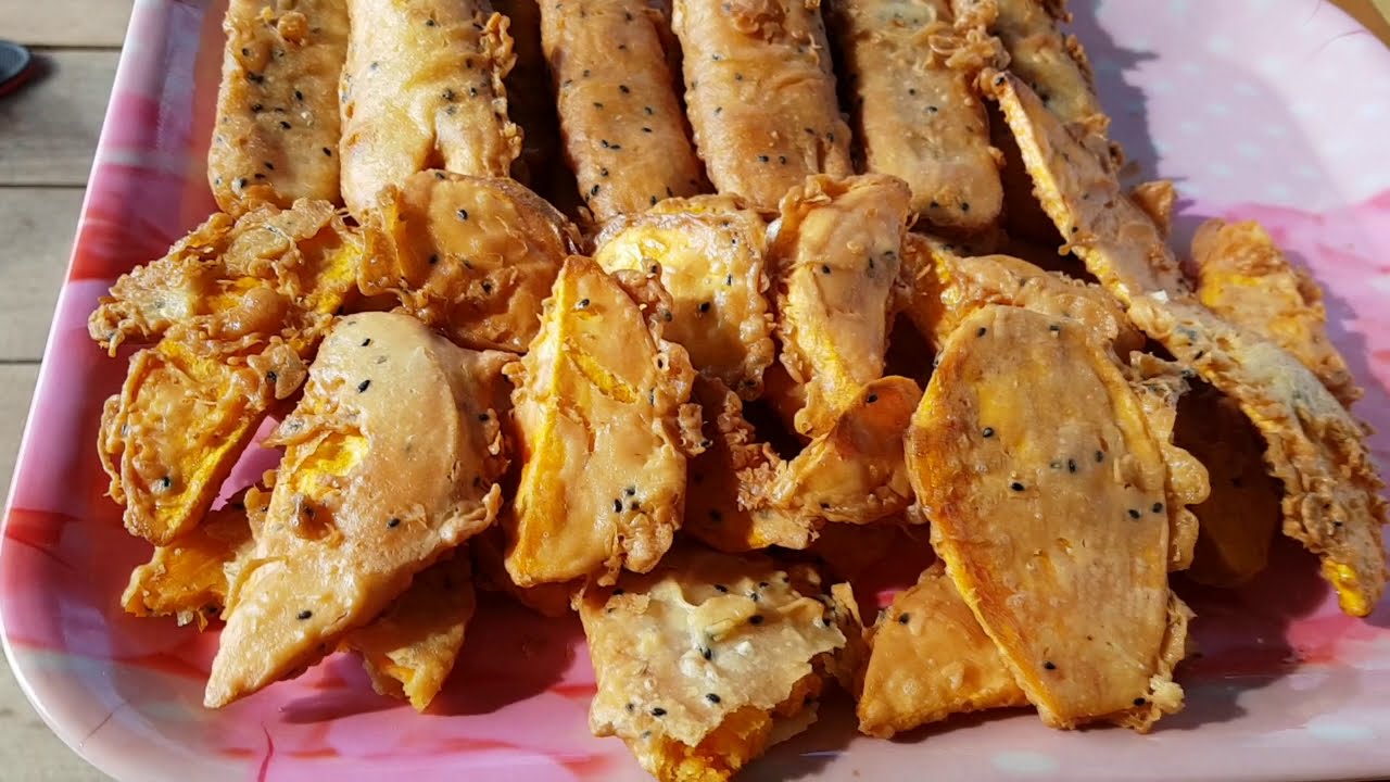 របៀបធ្វើចេកចៀននិងដំឡូងចៀនអោយស្រួយឆ្ងាញ់