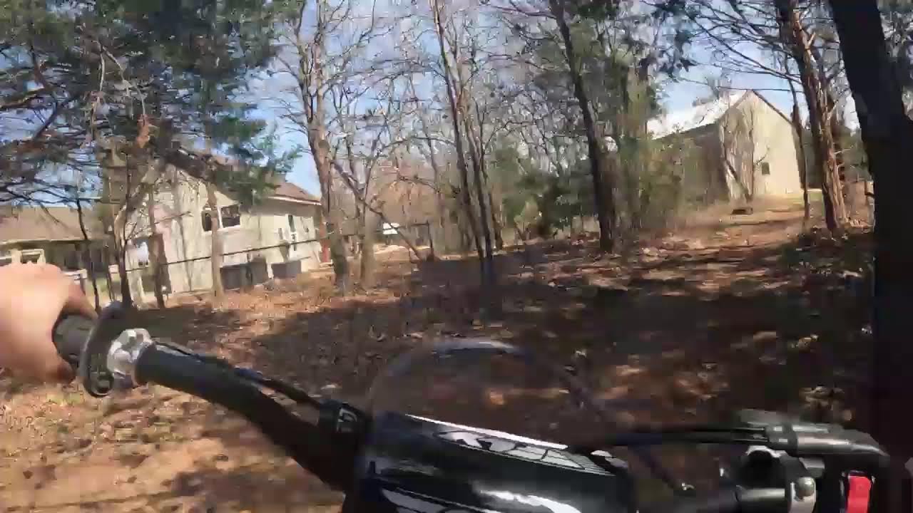 first time live streaming on my dirt bike ride