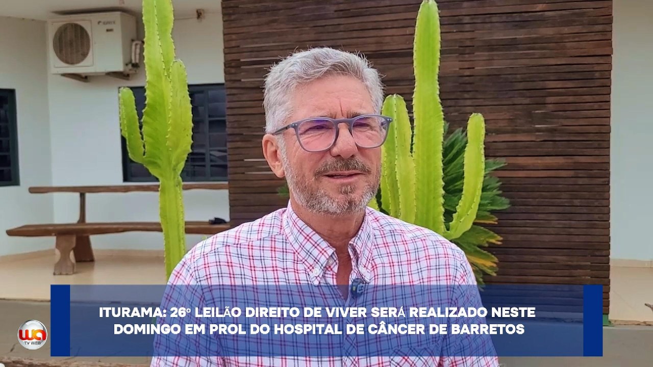 26º Leilão Direito de Viver será realizado neste domingo em prol do Hospital de Câncer de Barretos
