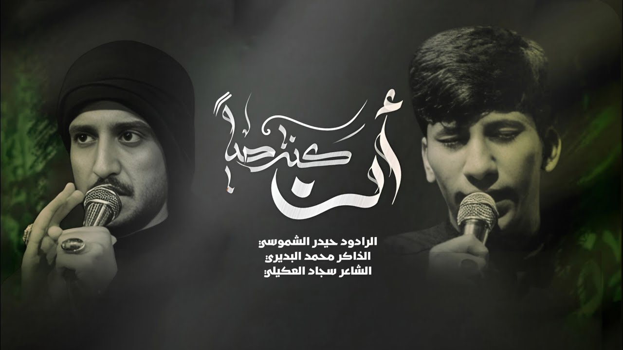 أن كنت حياً | حيدر الشموسي - استقبال شهادة امير المؤمنين - هيئة خدر العقيلة زينب