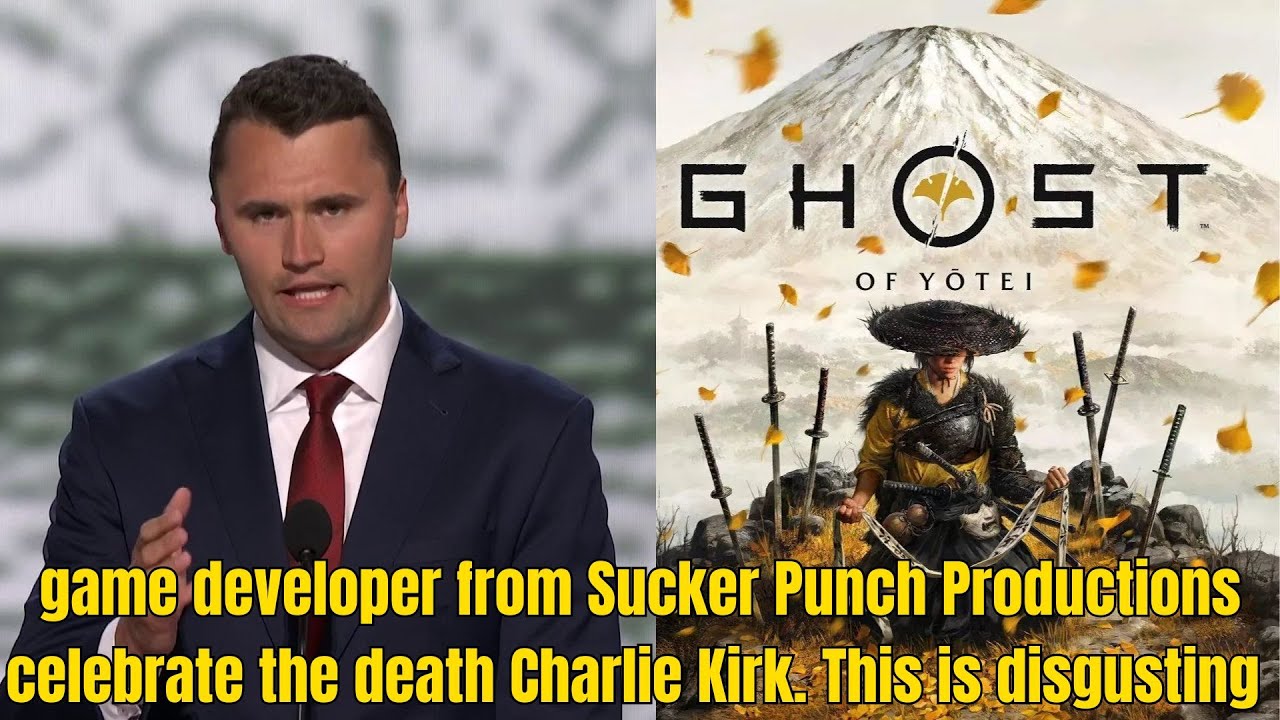 ghost of yotei developer celebrate Charlie Kirk's death