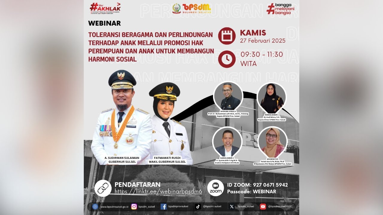 WEBINAR ASN ADAPTIF 2025#31 : TOLERANSI BERAGAMA DAN PERLINDUNGAN TERHADAP ANAK